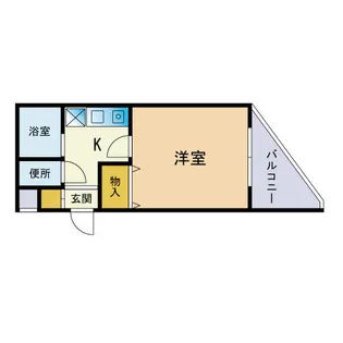 アーバン箱崎【206号室】の間取り