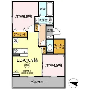 アルボス鳥飼【3階】の間取り