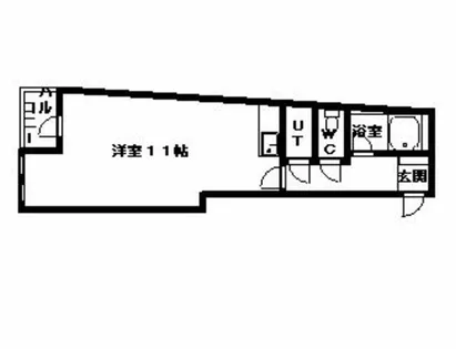 フロンティア北一条【303号室】の間取り