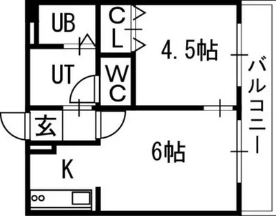 シティテラス南5条【503号室】の間取り