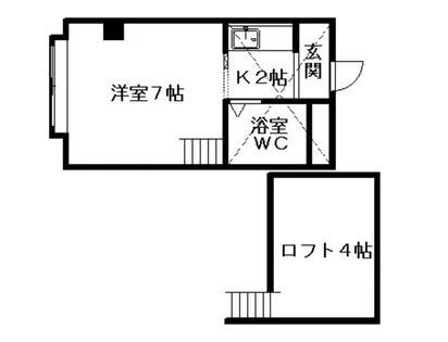 メモリー8・12【201号室】の間取り