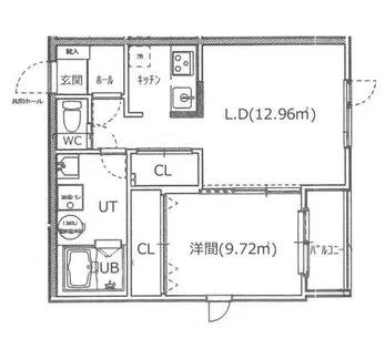 ヴィーナスステージⅡ【201号室】の間取り