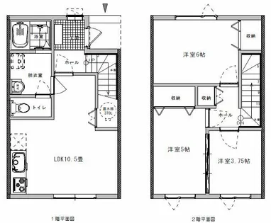 ラフォートB【1号室】の間取り