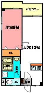 パレスタジオ【3階】の間取り