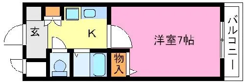 山本グリーンヴィレッジ【4階】の間取り