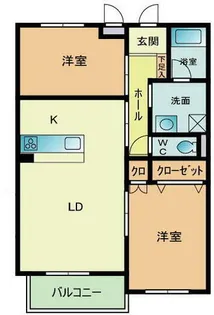 ゼルコバⅠ【1階】の間取り