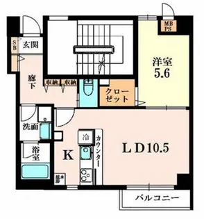 ティーグルブラン桂【3階】の間取り