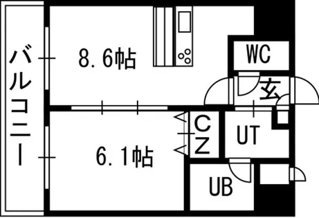 Ambiente619【3階】の間取り