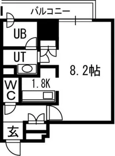 グランカーサ裏参道【6階】の間取り