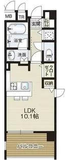 ザ・ガーデンスイート【3階】の間取り