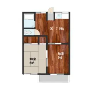 ユトリロ本野町【A-号室】の間取り