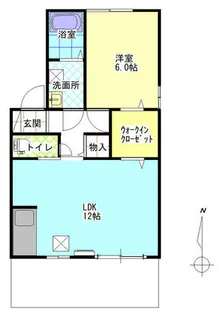 メゾン山和【B105号室】の間取り