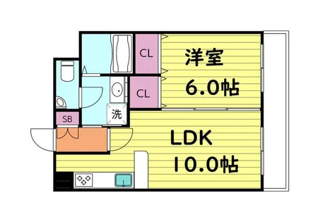グレイス今里【9階】の間取り