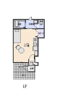 スカイラーク K【103号室】の間取り