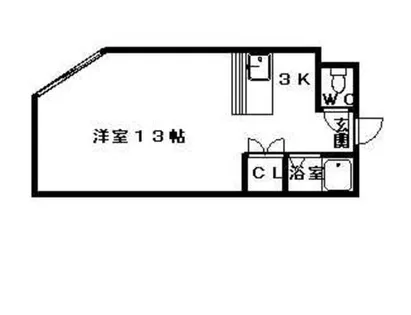 プラムコート札幌【102号室】の間取り