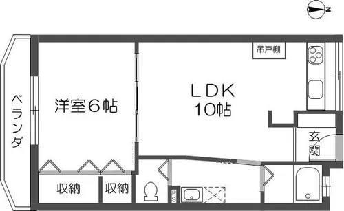 丸永マンション【2階】の間取り