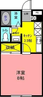 ベルエポック【2階】の間取り