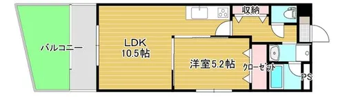 フォレストヴィラ別所町【1階】の間取り