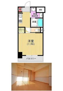 キルンズ西新【7階】の間取り