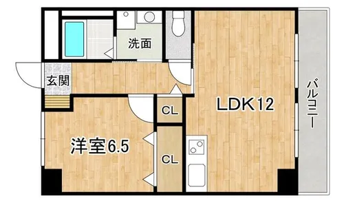 オアシス宮ノ前 203【2階】の間取り
