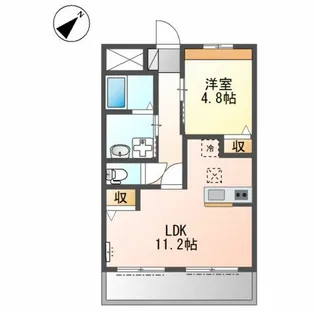 エクセルコートⅠ【2階】の間取り