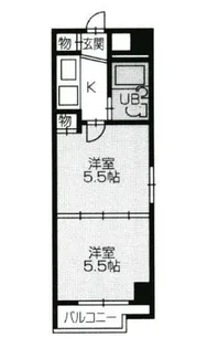 エトランゼ【501号室】の間取り