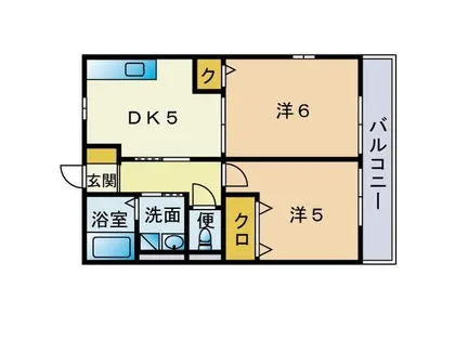ヴィラージュアン【2階】の間取り