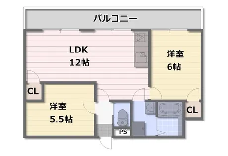 グリーンハイツ竹井【2階】の間取り