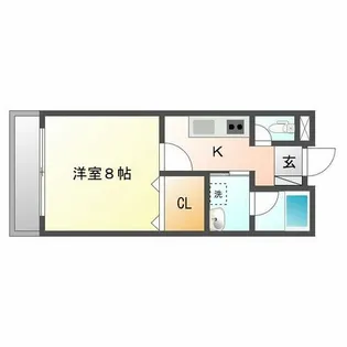 LaMaisonBonheur【105号室】の間取り