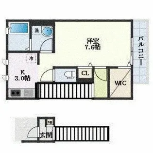 アムール椿【2階】の間取り