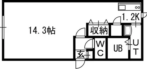 麻生アクアリオ【4階】の間取り