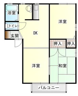 ファミーユハイツ【1階】の間取り
