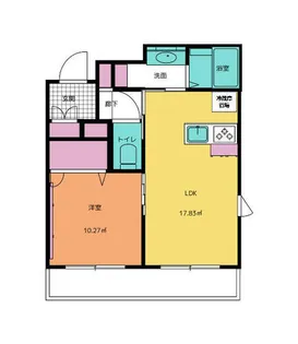 Teere51【103号室】の間取り