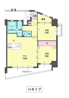 ラフィーネ葛原レスト【1003号室】の間取り