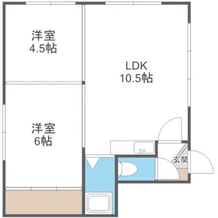 平安荘【3号室】の間取り