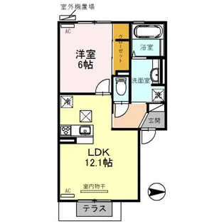 ツカト【1階】の間取り