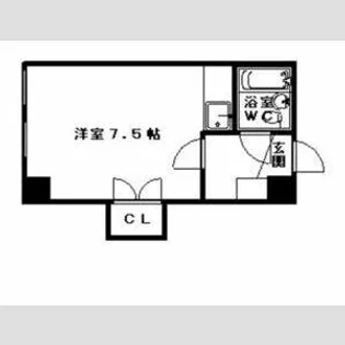ホワイトビルA【507号室】の間取り