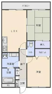 富士藤田マンション【2階】の間取り
