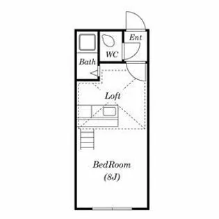 ドルミムサシ【102号室】の間取り