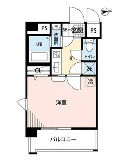 エンクレスト大手門Ⅱ【5階】の間取り