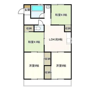 ハイツ小正A【5階】の間取り