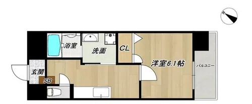ヴィル・ルーチェ1A【11階】の間取り