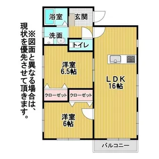プチメゾン茶屋町Ⅰ【1階】の間取り