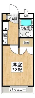 ルミエール明石【6階】の間取り