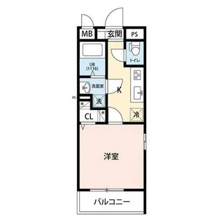 リコルテ稲野【3階】の間取り