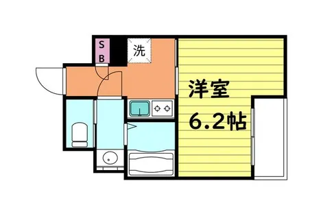 ArtizA森ノ宮D.C.【3階】の間取り