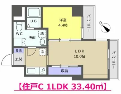 4i-RESIDENCE【6階】の間取り