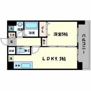 ウインズコート今福西【0604号室】の間取り