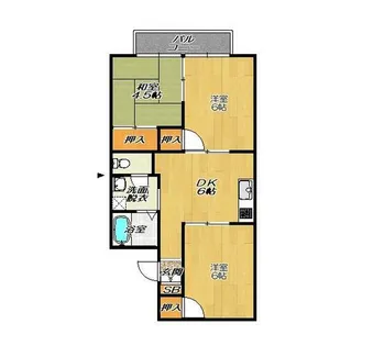 プレミール B棟【1階】の間取り