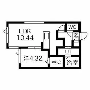 メゾン・ド・ネージュII【4階】の間取り